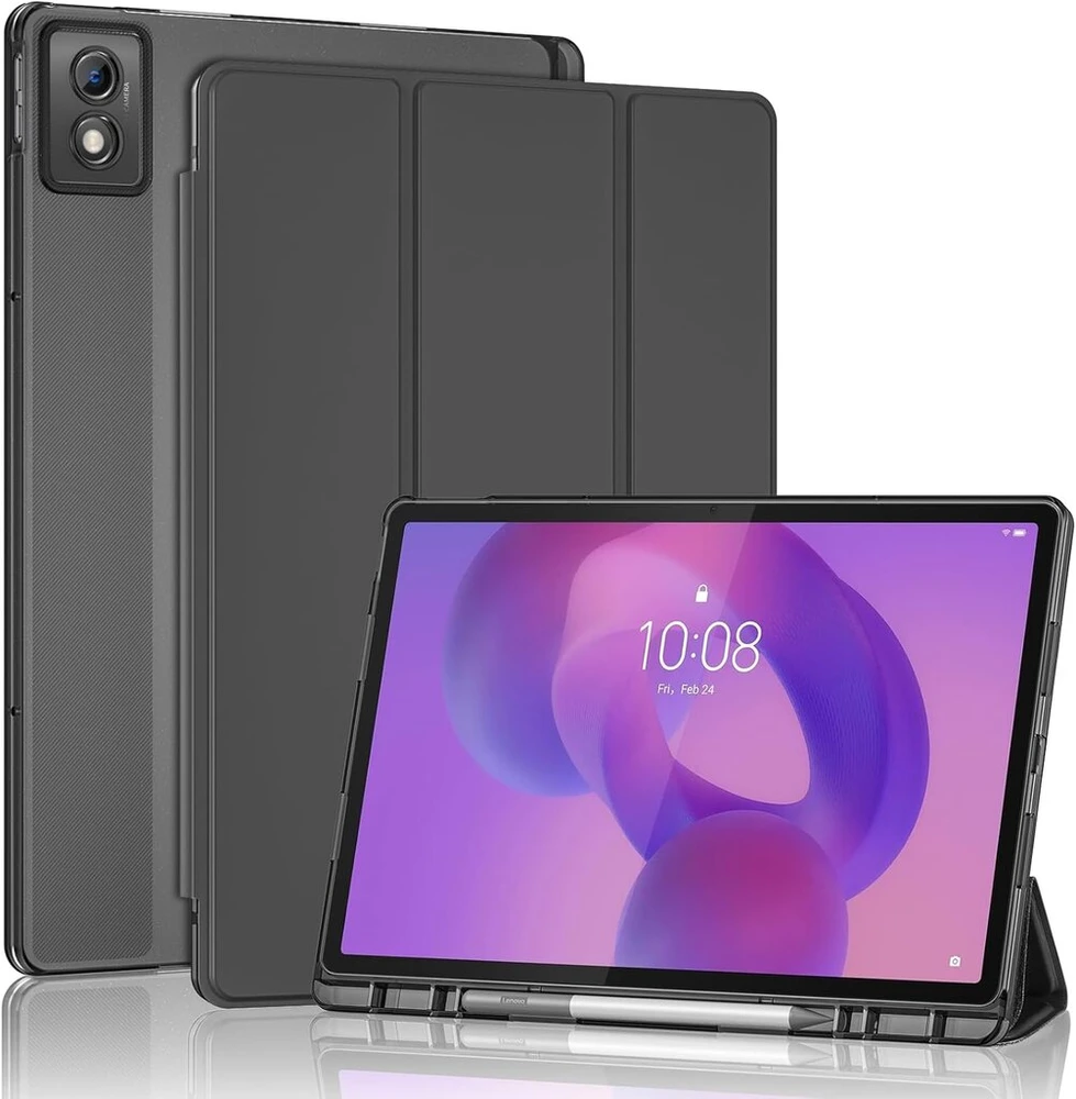 Procase Dėklas su rašiklio laikikliu Lenovo Ideatab Pro 12.7" - Juodas