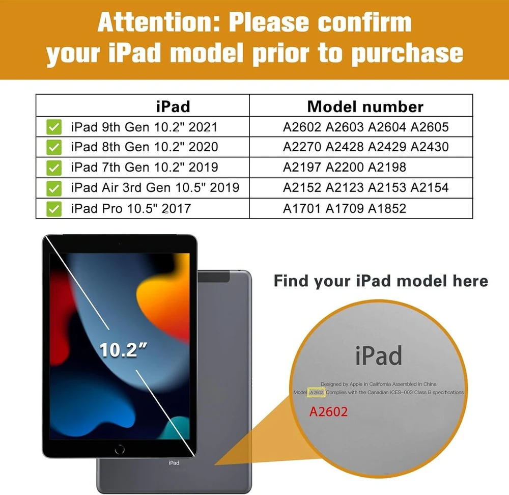 Procase Dėklas vaikams su stoveliu Ipad 10.2/10.5 colių, atsparus smūgiams