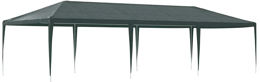 Profesionali proginė palapinė, žalios spalvos, 4x9m, 90g/m²