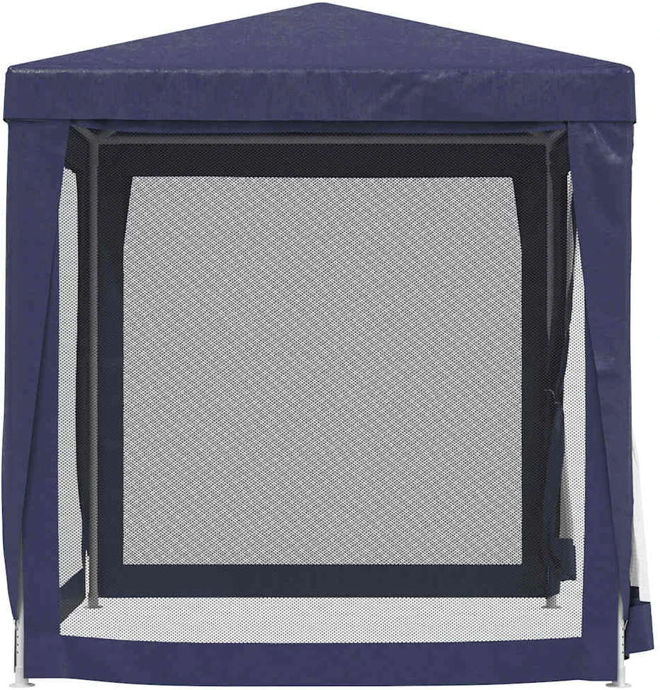 Proginė palapinė su 4 tinklinėmis sienomis, mėlyna, 2x2m, HDPE