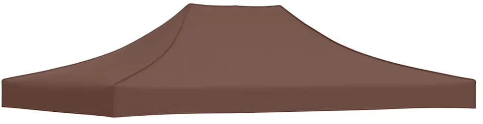 Proginės palapinės stogas, rudos spalvos, 4x3m, 270 g/m²