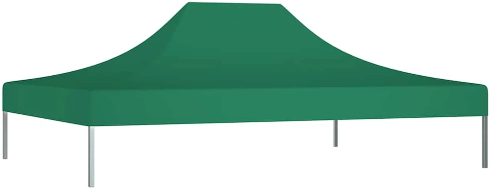 Proginės palapinės stogas, žalios spalvos, 4x3m, 270 g/m²