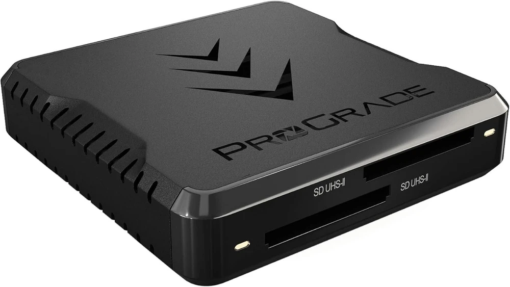 Prograde Digital Usb 3.1 Gen 2 dviejų lizdų Sd kortelių skaitytuvas