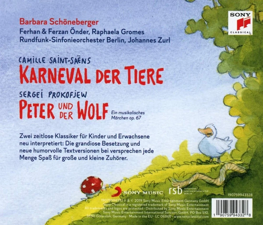 Vinilinė plokštelė Prokofjevas: Petras ir vilkas / Saint-saëns: Gyvūnų karnavalas