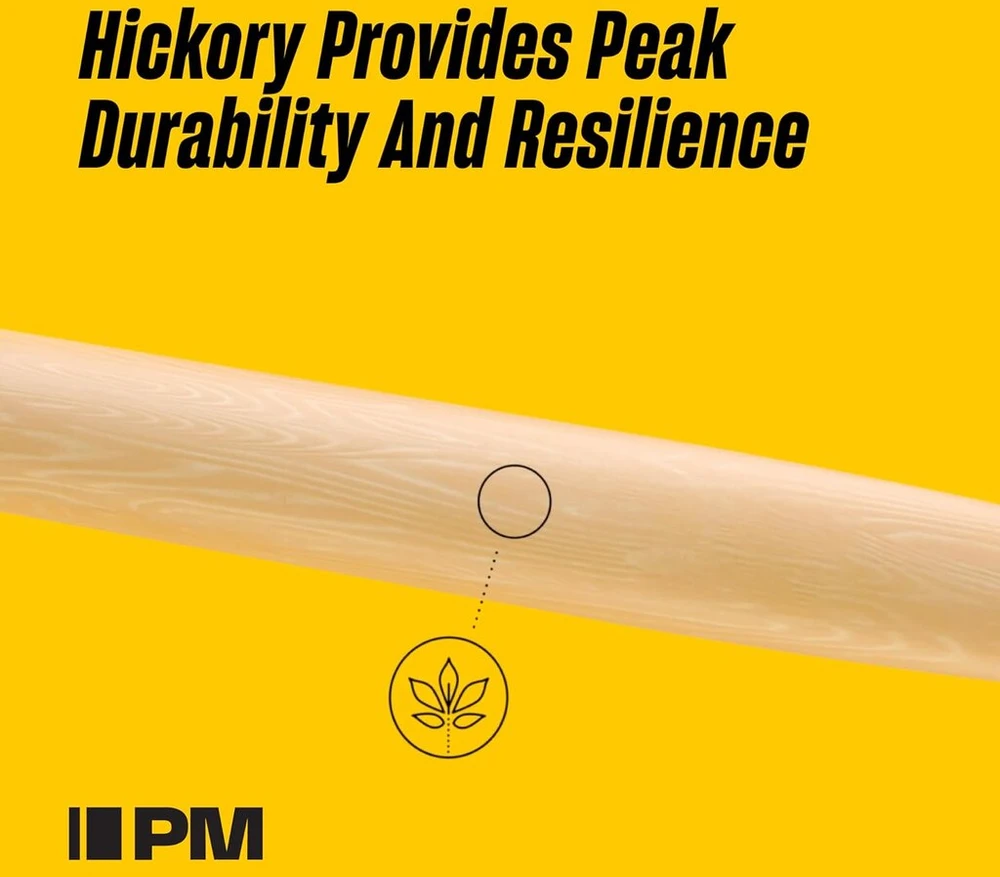 Promark Rebound 2b hickory būgnų lazdelės su ąžuolo galiuku