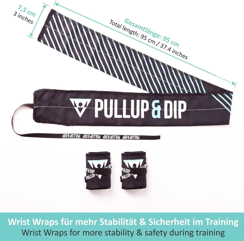Pullup & Dip kalistenikos riešo įtvarai stabilumui ir saugumui treniruočių metu, riešo įtvarai kalistenikai, jėgos treniruotėms, gimnastikai ir fitnesui, riešo atrama moterims ir vyrams