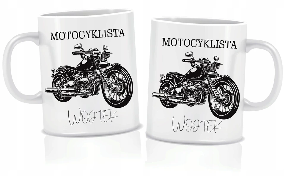 Puodelis motociklininkui su vardu – unikali dovana