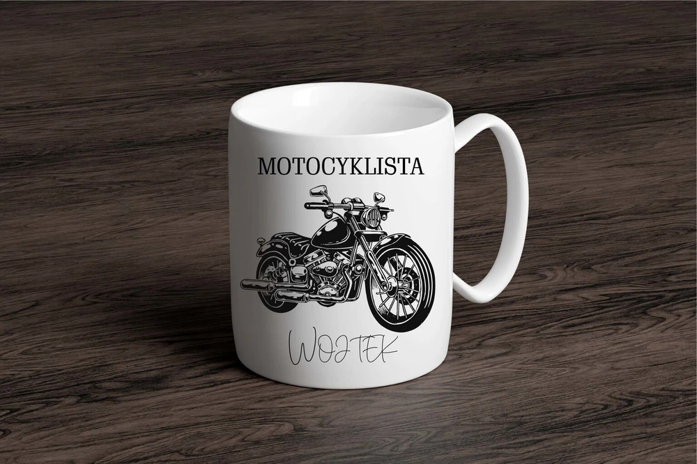 Puodelis motociklininkui su vardu – unikali dovana