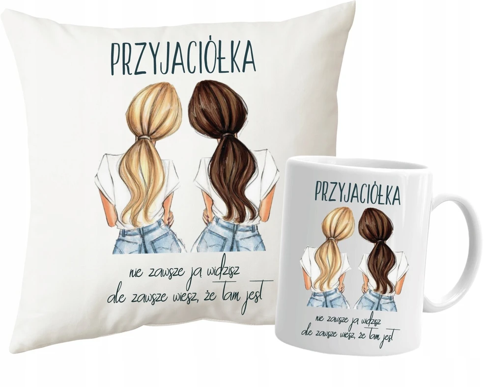 Puodelis + pagalvė, dovanų rinkinys Friends