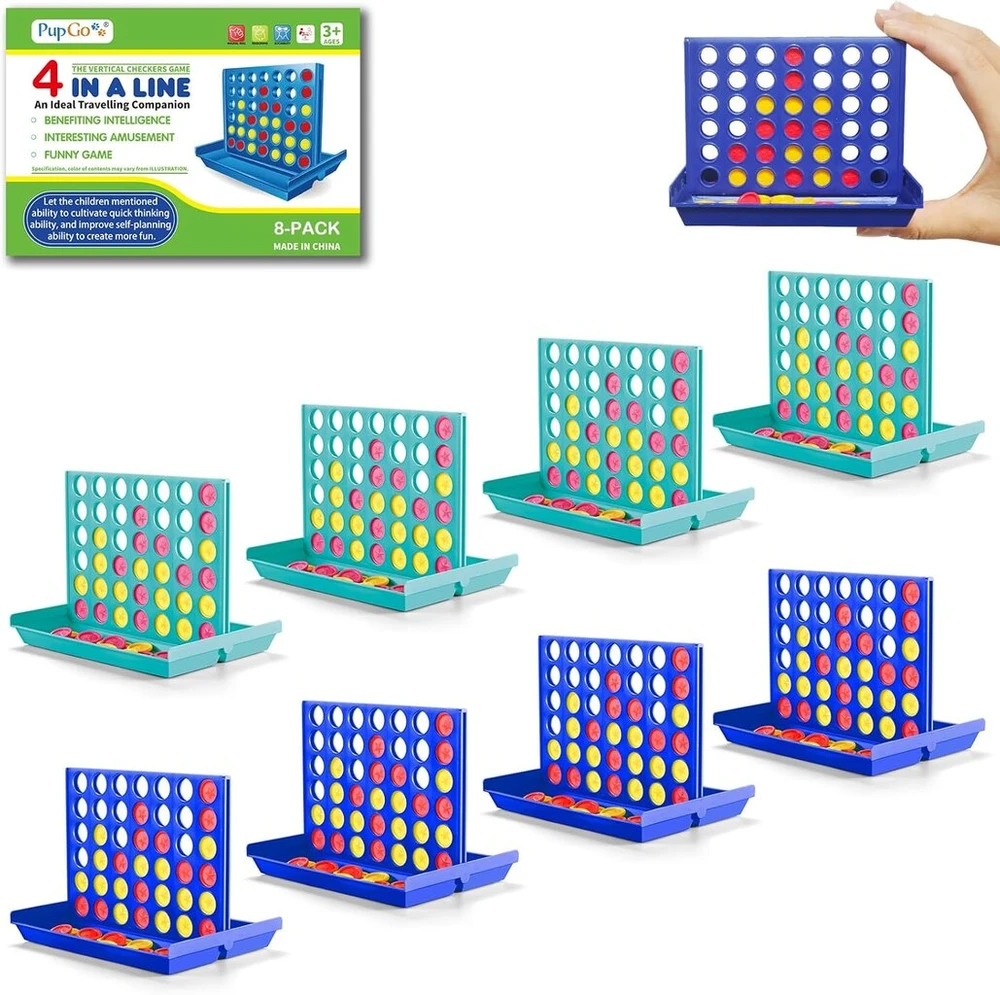 Pup Go Mini Connect 4 žaidimas, 8 vnt. rinkinys