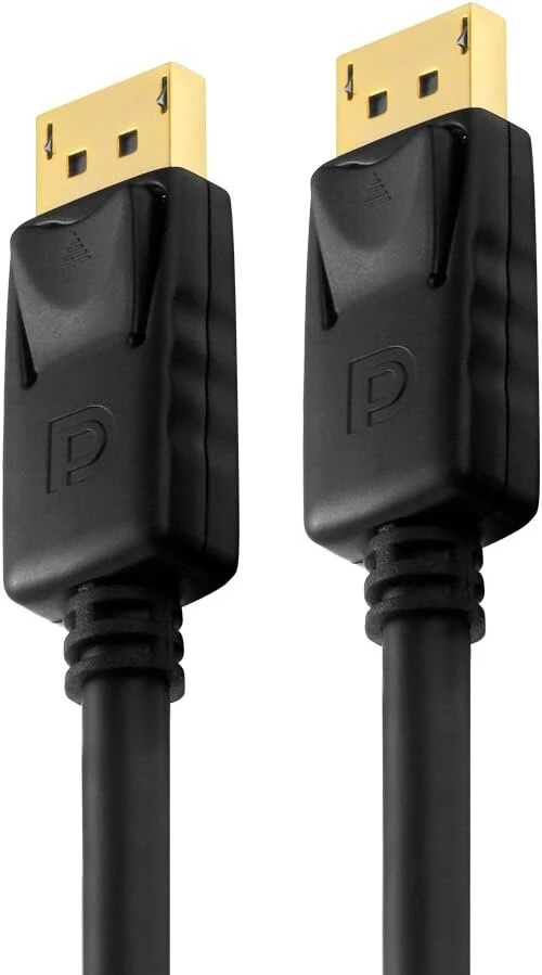 Purelink Pi5000-100 Displayport jungties kabelis (4k Ultrahd (2160p), Ethernet), Displayport kištukas (20 kontaktų) į Displayport kištuką (20 kontaktų), sertifikuotas, 10.0m, juodas
