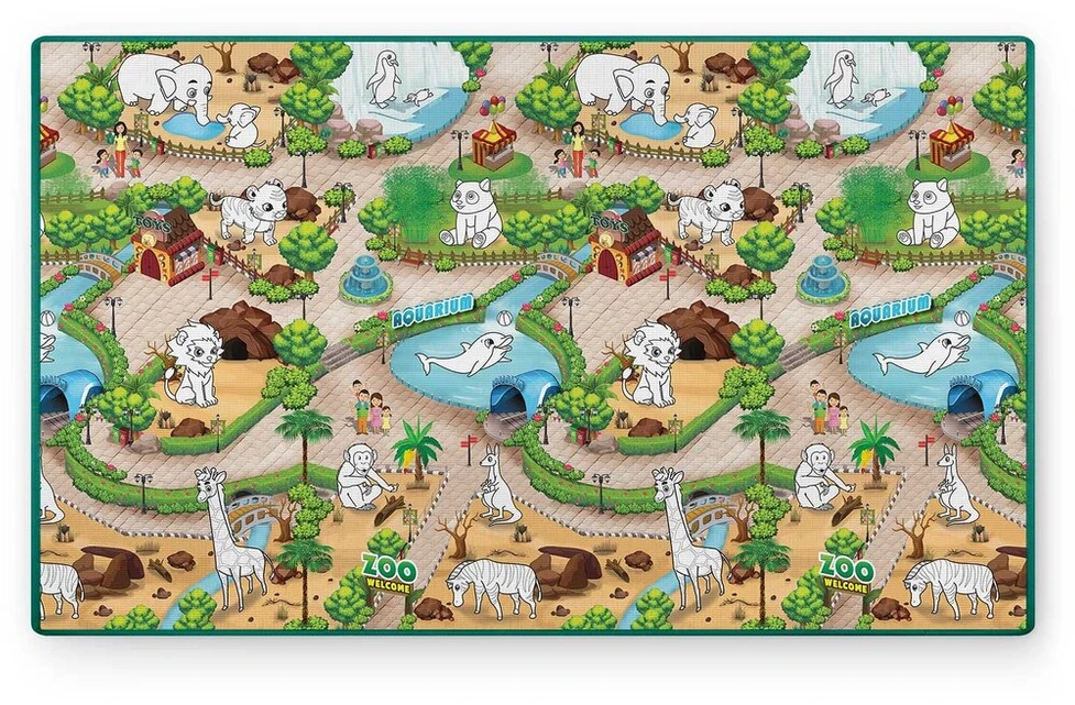 Putplasčio kilimėlis spalvinimui „Ricokids“ RK-343, 200 x 120 x 0,3 cm
