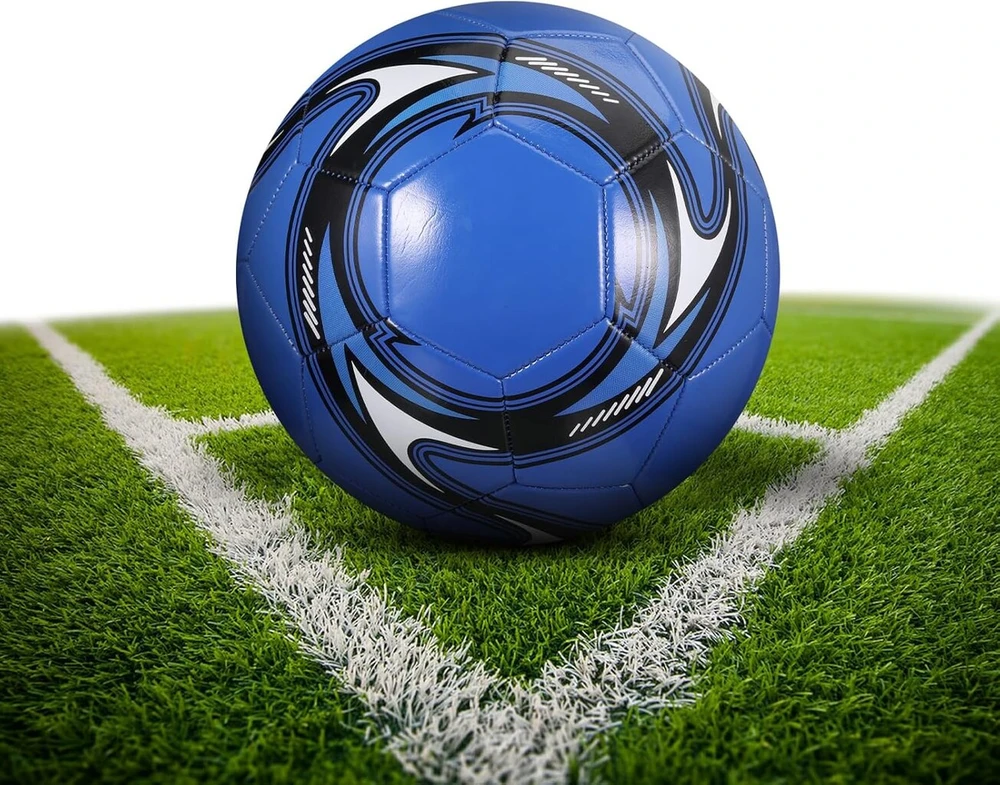 Pwavum futbolo kamuolys, 5 dydis, vaikiškas futbolo kamuolys, treniruočių futbolo kamuolys berniukams ir mergaitėms, oficialaus 5 dydžio futbolo kamuolys, vaikiškas futbolo kamuolys sportinis kamuolys vidaus ir lauko žaidimams