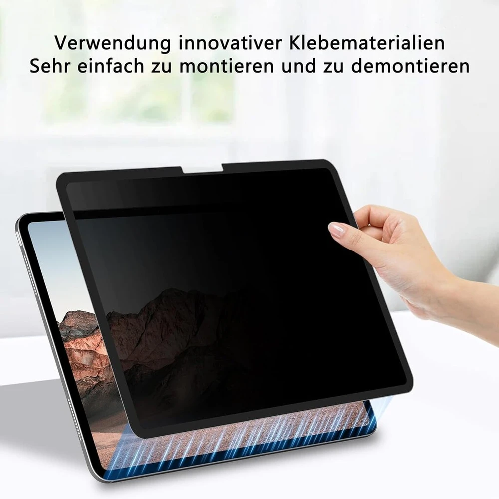 Pys magnetinis privatumo ekrano apsauga, skirta Ipad Air 11 colių 2024 M2, nuimama privatumo plėvelė, apsauganti nuo akinimo ir mėlynos šviesos