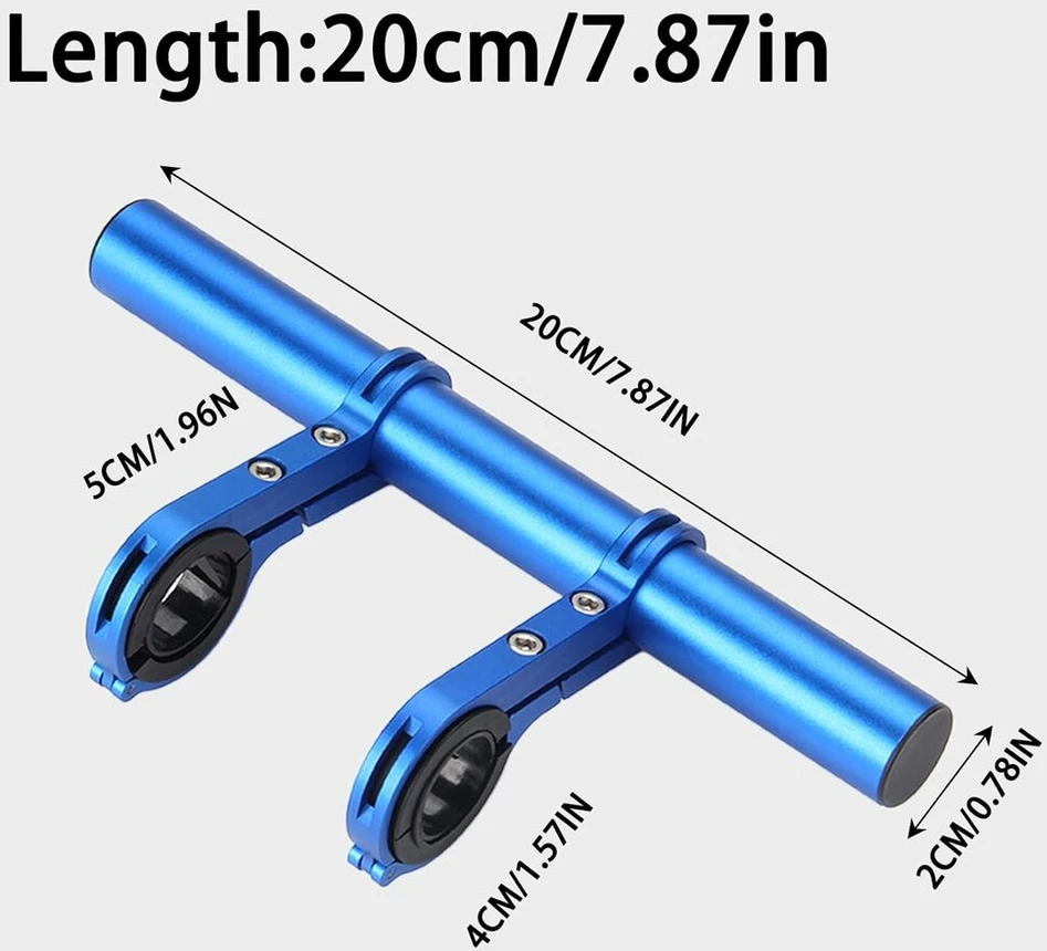 Quthzzhy dviračio vairo prailginimas 20 cm, pagamintas iš aliuminio lydinio, motociklo vairo prailginimas 30 mm vairui, skirtas pozicionavimo veiksmams