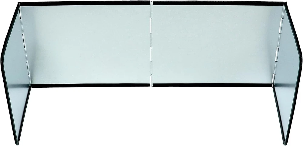 Qwork® apsauga nuo purslų virtuvės sienelė, apsauga nuo purslų sienelė viryklei, sulankstoma, 76 x 30 cm