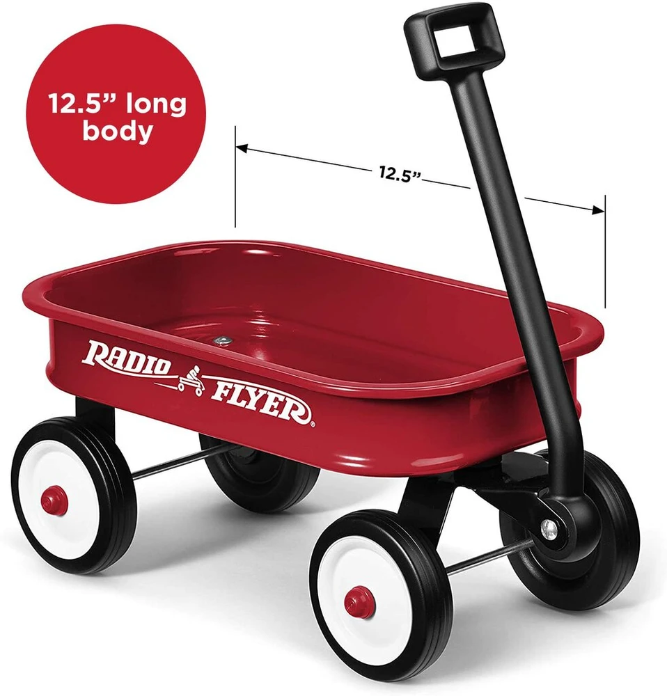 Radio Flyer klasikinis raudonasis žaislinis vagonėlis