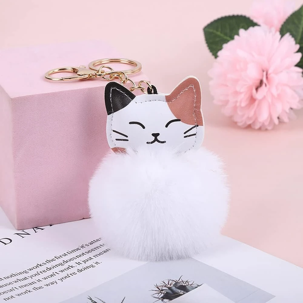 Raktų pakabukas ornamentas, krepšio pakabukas, katės pūkuotas raktų pakabukas, pliušinis raktų pakabukas, personalizuotas kūrybinis raktų pakabukas, dovana aplankams, kuprinei, mobiliajam telefonui