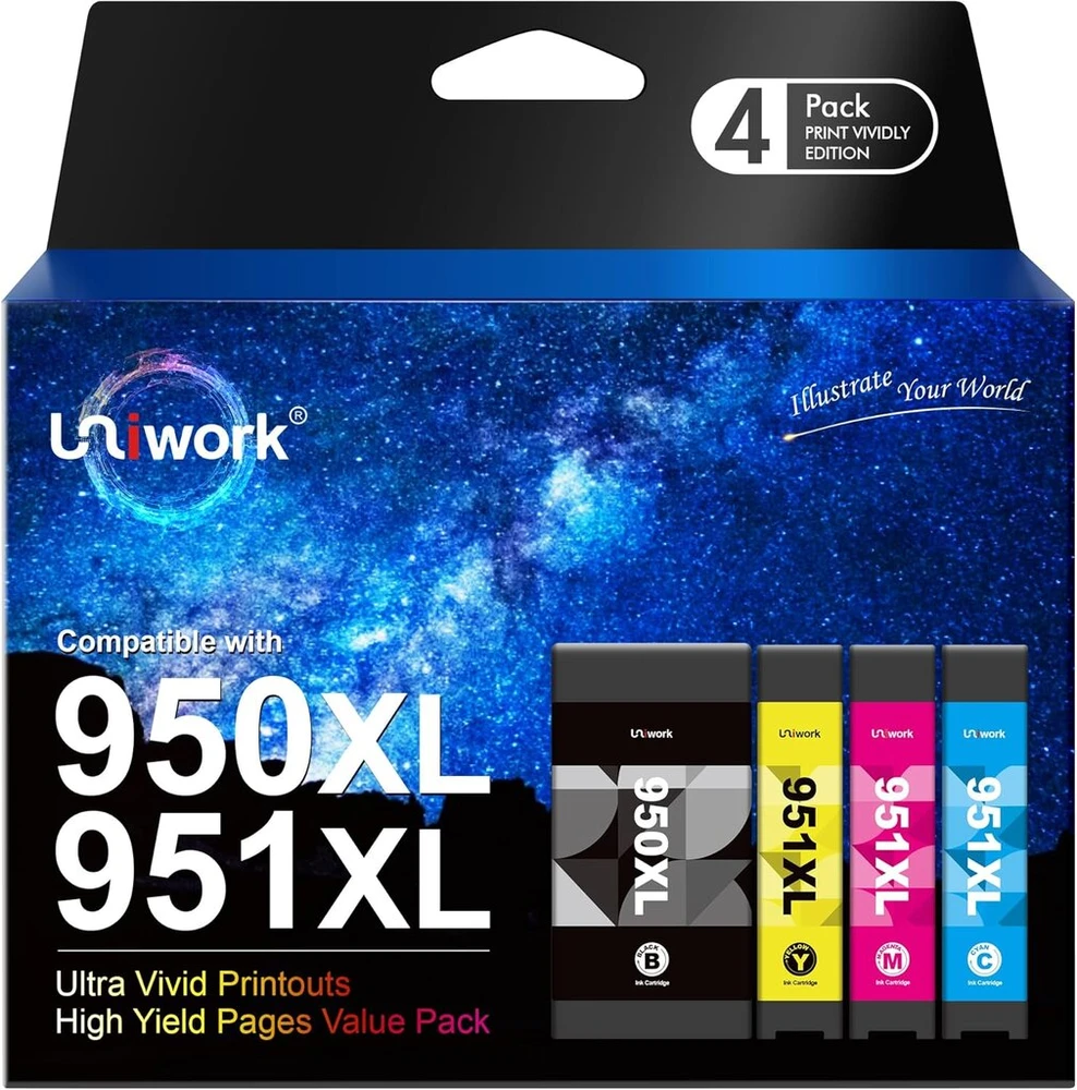 Rašalo kasetės Hp 950xl 951xl suderinamos su Officejet Pro 8600 serija