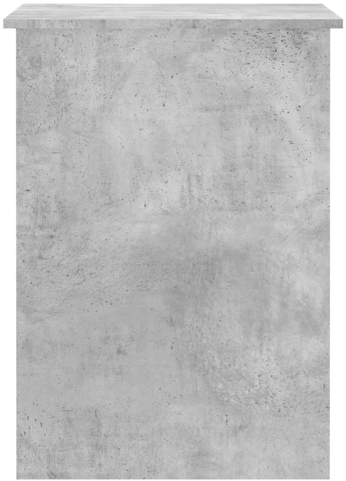 Rašomasis stalas, betono pilkas, 100x55x75cm, apdirbta mediena