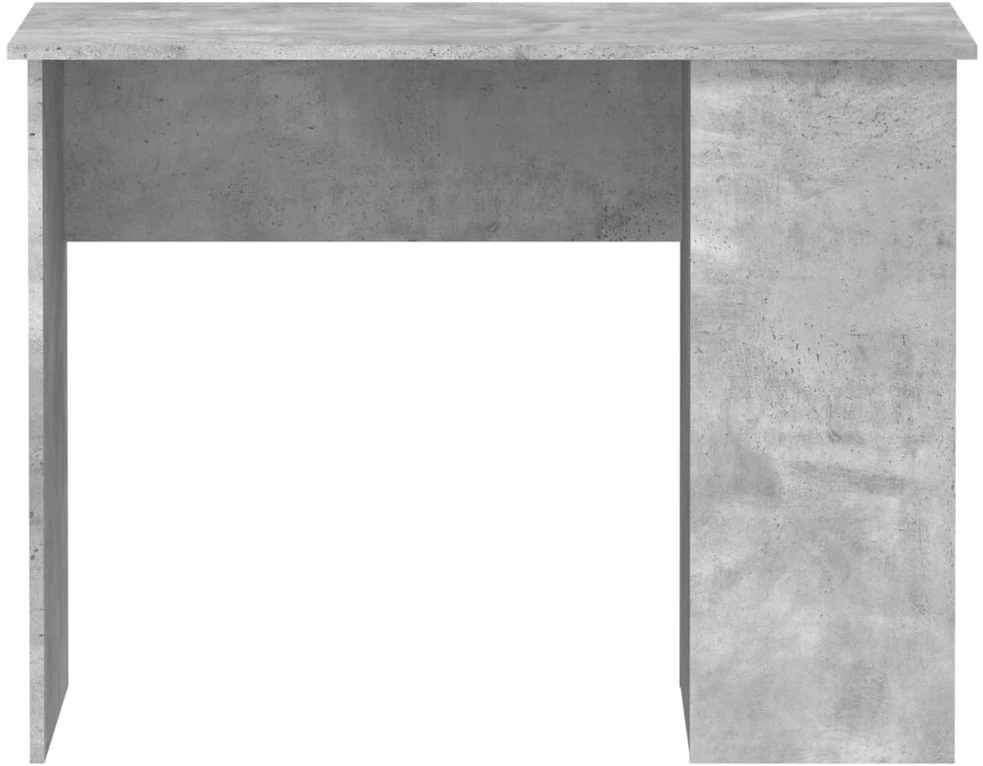 Rašomasis stalas, betono pilkas, 100x55x75cm, apdirbta mediena