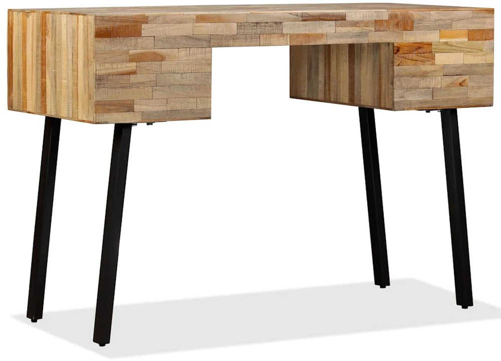 Rašomasis stalas, perdirbta mediena, 110x50x76cm