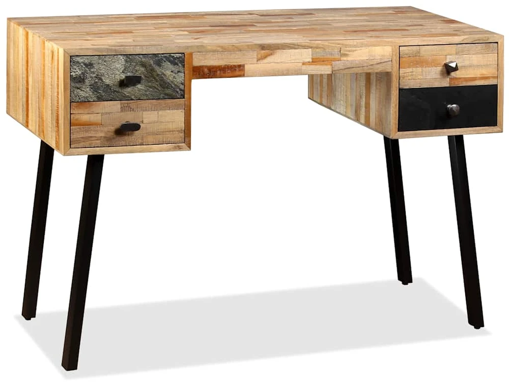 Rašomasis stalas, perdirbta mediena, 110x50x76cm