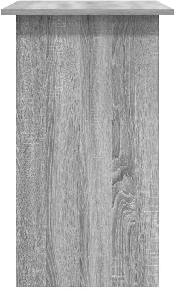 Rašomasis stalas, pilkos ąžuolo spalvos, 80x45x74cm, mediena