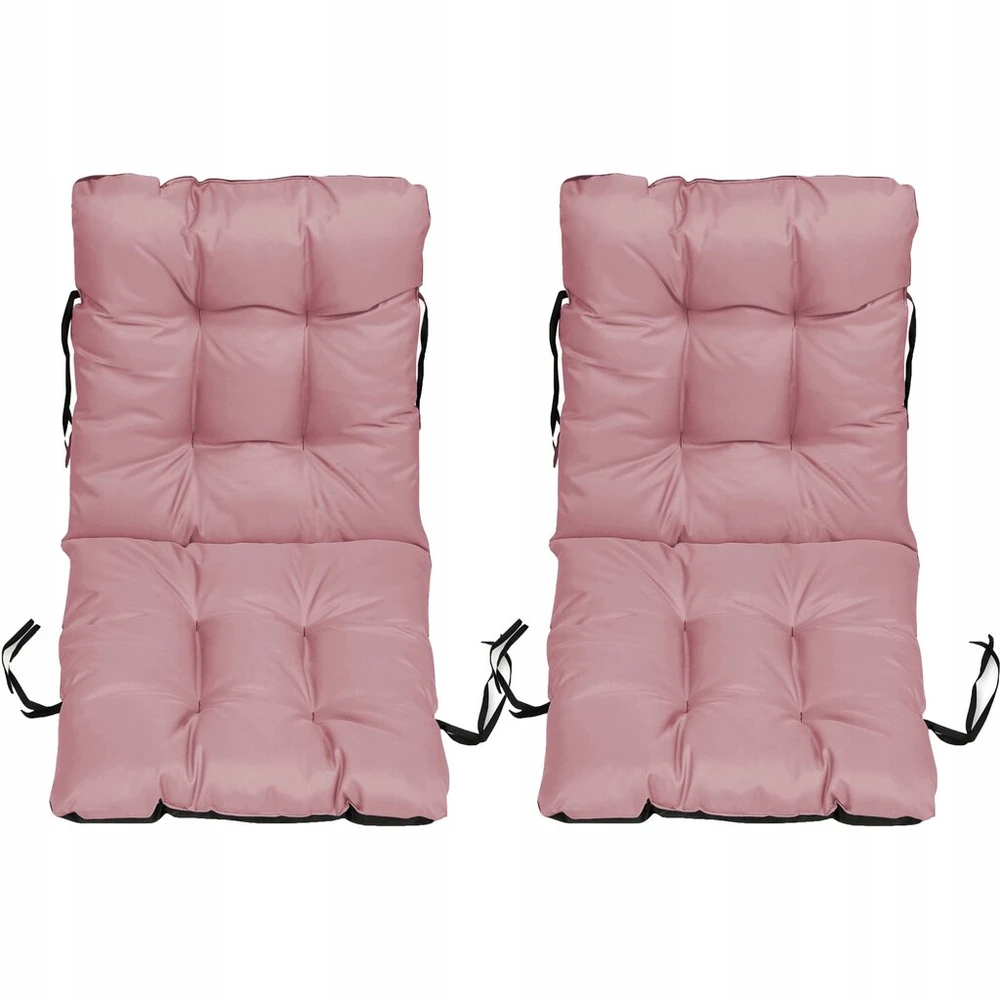 Rattan pagalvės 120x60x50 komplektas 2+1 pudros rožinė