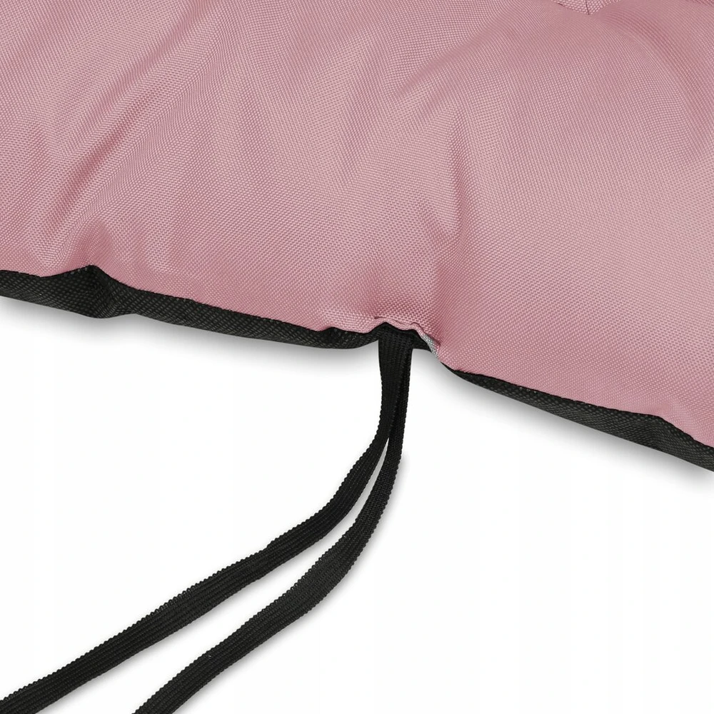 Rattan pagalvės 120x60x50 komplektas 2+1 pudros rožinė