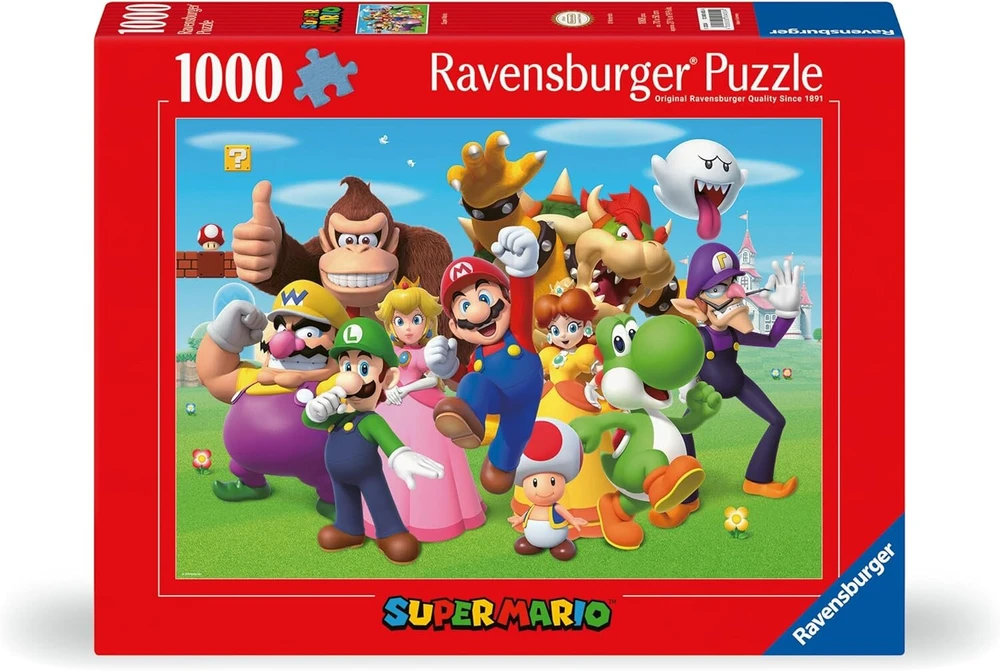 Ravensburger 1000 detalių dėlionė Super Mario
