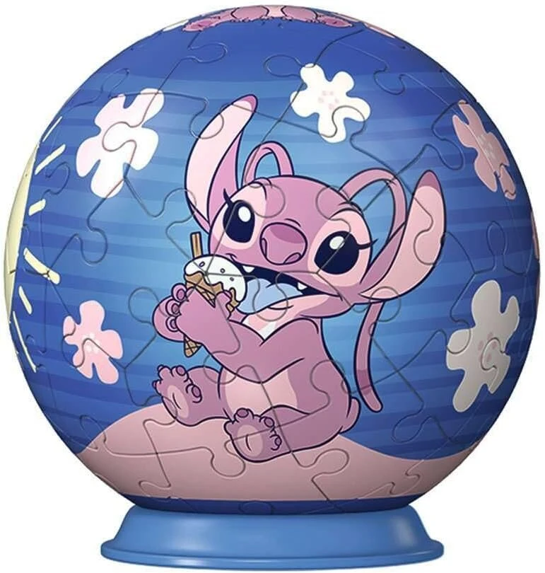Ravensburger 3d Dėlionė "disney Stitch & Angel" Kamuolys