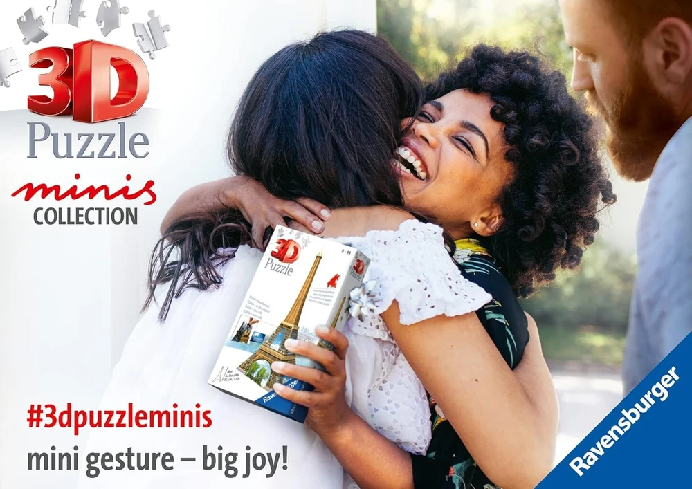 Ravensburger 3d Mini Eifelio Bokštas Dėlionė (nuo 8 metų)