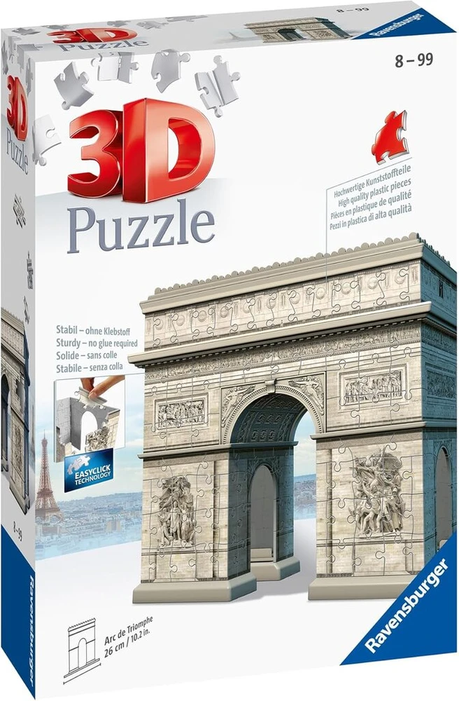 Ravensburger Arc de Triomphe, 216 dalių 3d dėlionė