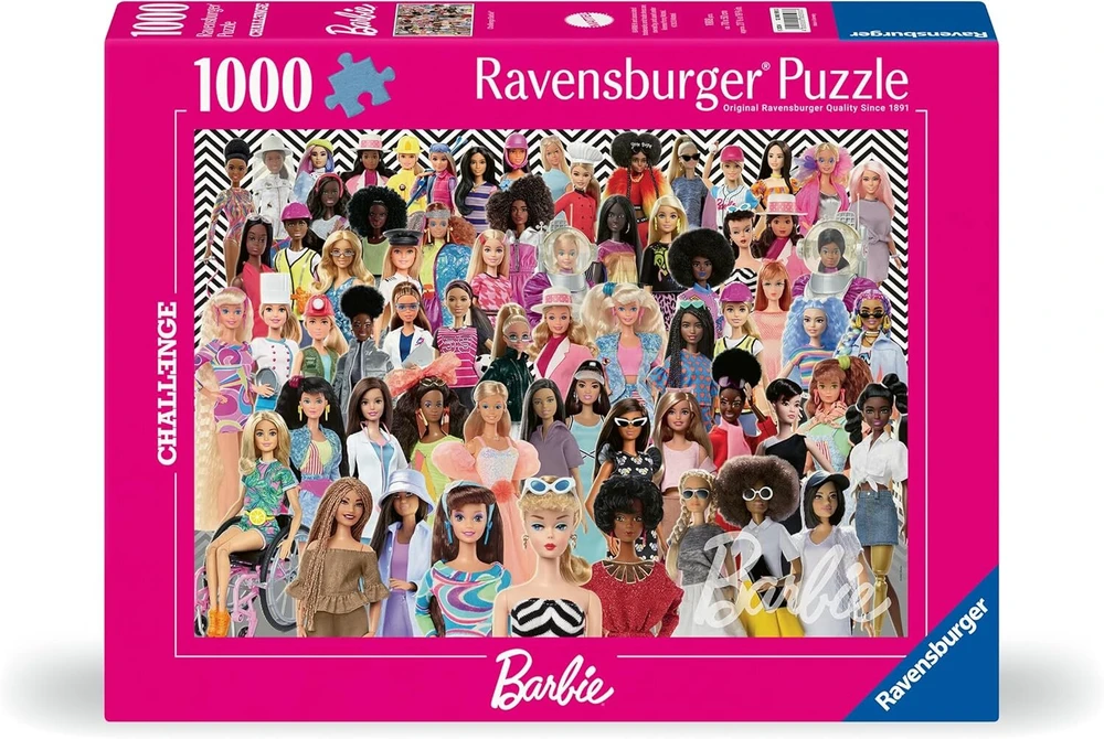 Ravensburger Barbie Iššūkis Dėlionė 1000 Detalių
