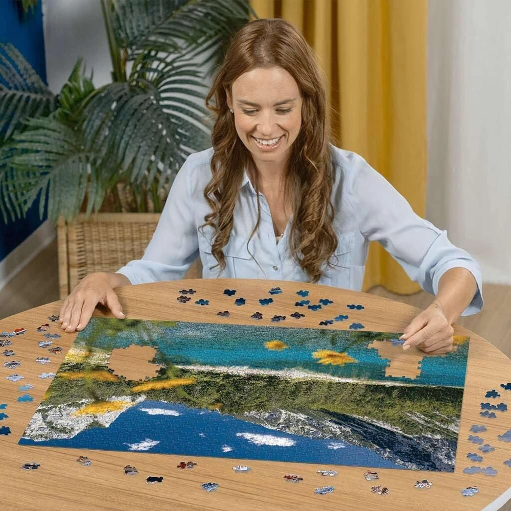 Ravensburger dėlionė 12000563 - žalias ežeras prie tragedy - 1000 detalių dėlionė suaugusiems ir vaikams nuo 14 metų