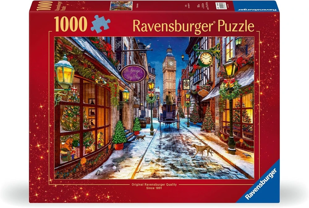 Ravensburger Dėlionė 12000578 Christmas Time Puzzle 1000 detalių vaikams ir suaugusiems nuo 14 metų, kalėdinė dėlionė