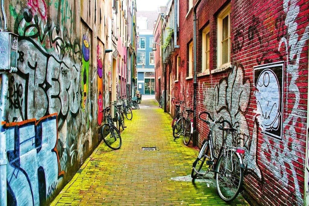 Ravensburger dėlionė 12000807 Street Art in Amsterdam 3000 dalių dėlionė suaugusiems nuo 14 metų