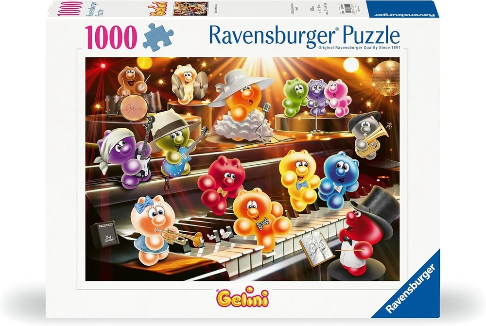 Ravensburger Dėlionė 12001251 Gelini Make Music 1000 dalių dėlionė suaugusiems ir vaikams nuo 14 metų