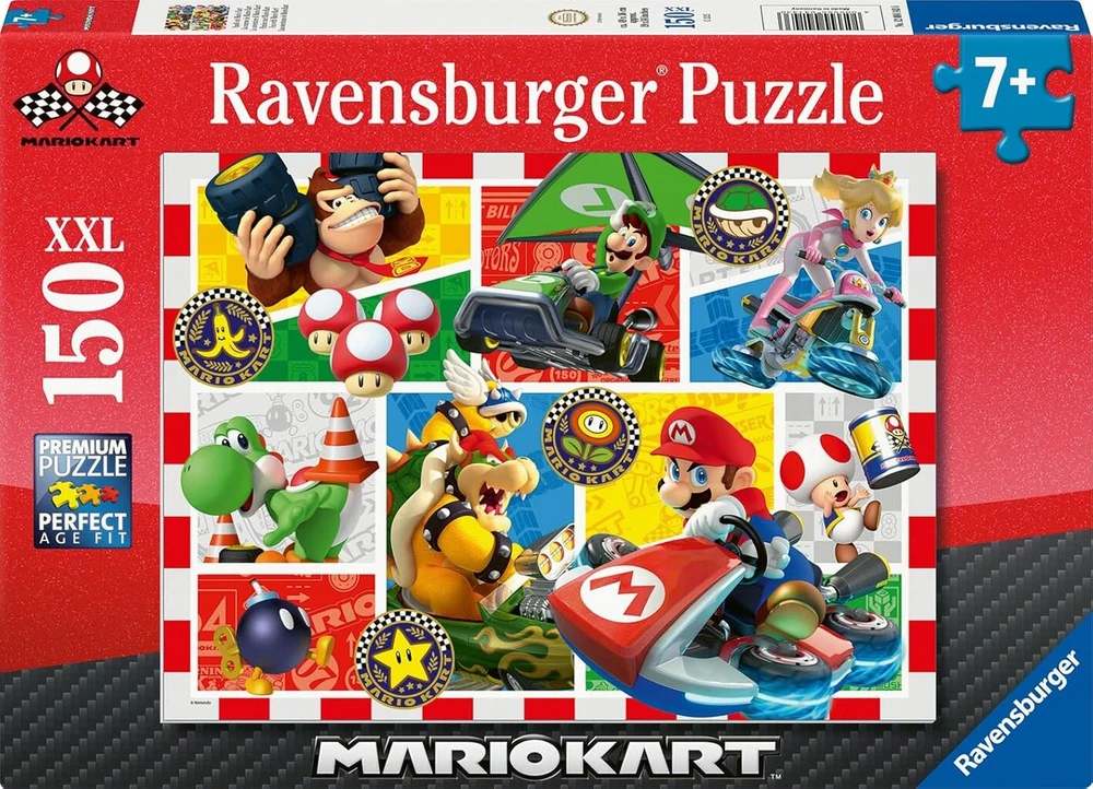 Ravensburger Dėlionė 150 Xxl Detalių - Mario Kart