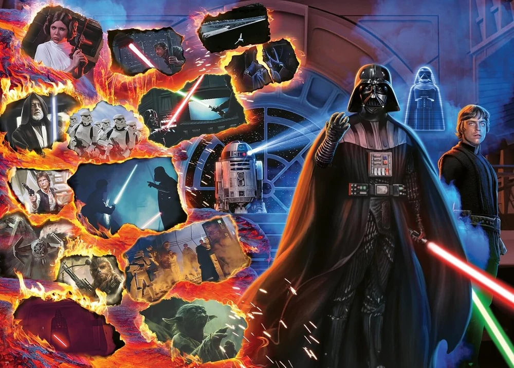 Ravensburger dėlionė 17339 Darth Vader 1000 dalių Star Wars Villainous dėlionė suaugusiems ir vaikams nuo 14 metų