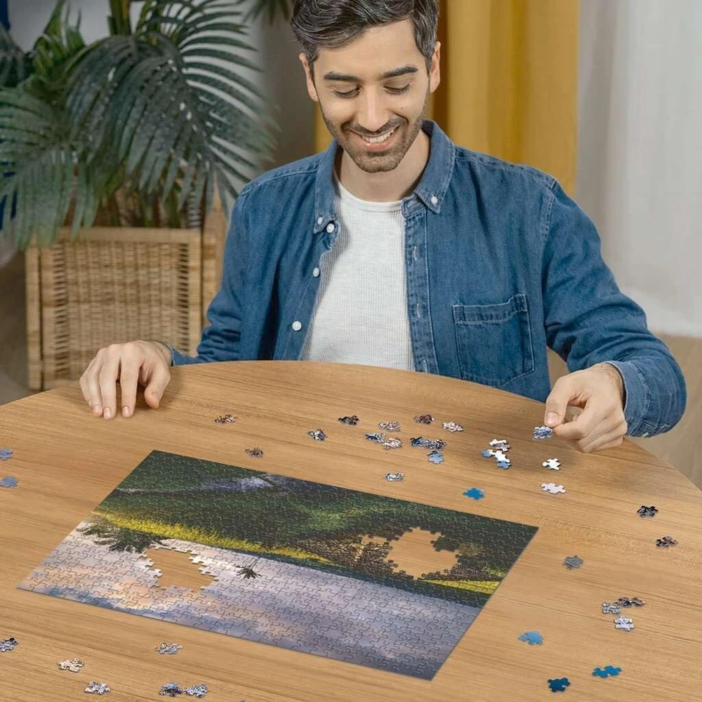 Ravensburger Dėlionė 500 detalių: Ryžių laukai Balio šiaurėje