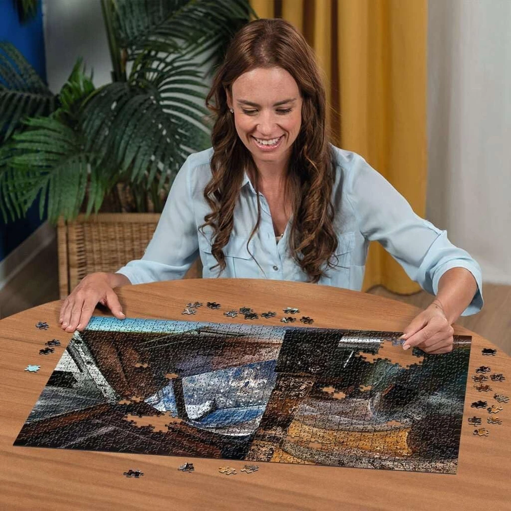 Ravensburger Dėlionė Lost Places 12001393 - Alpenhaus Graffito Beelitzer Heilstätten - 1000 detalių dėlionė suaugusiems nuo 14 metų