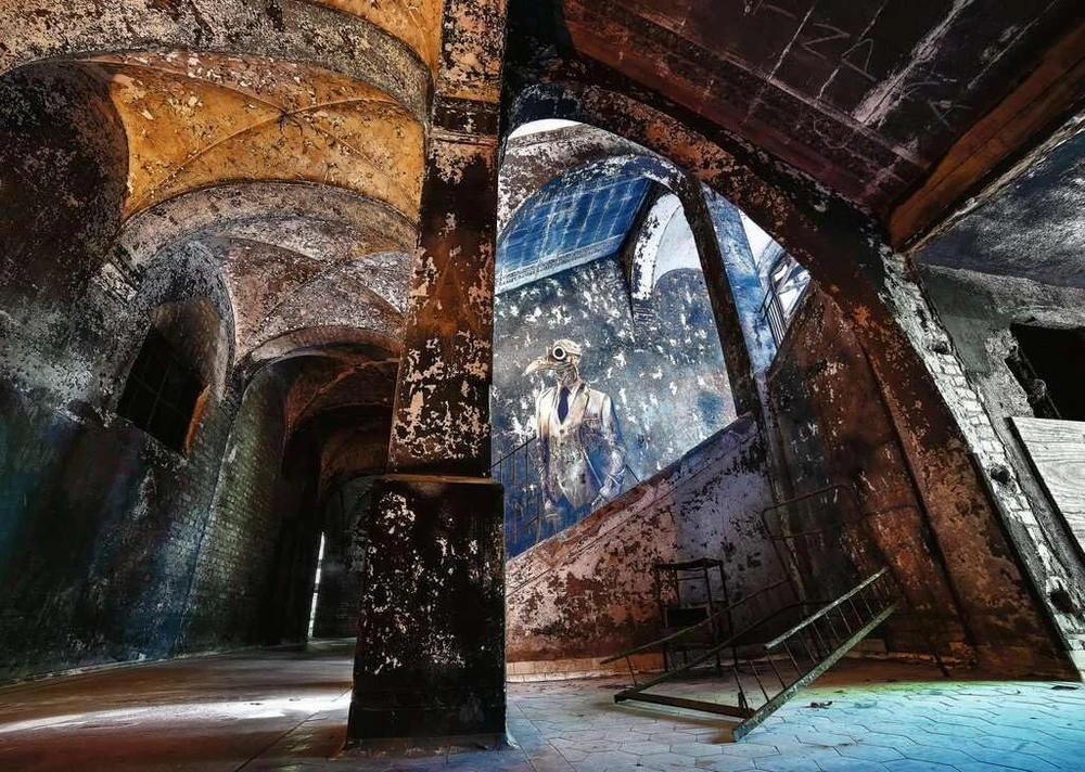 Ravensburger Dėlionė Lost Places 12001393 - Alpenhaus Graffito Beelitzer Heilstätten - 1000 detalių dėlionė suaugusiems nuo 14 metų