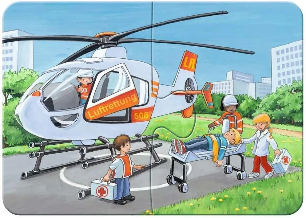 Ravensburger Dėlionės Vaikams 2, 4, 6, 8 Detalės Nuo 2 Metų