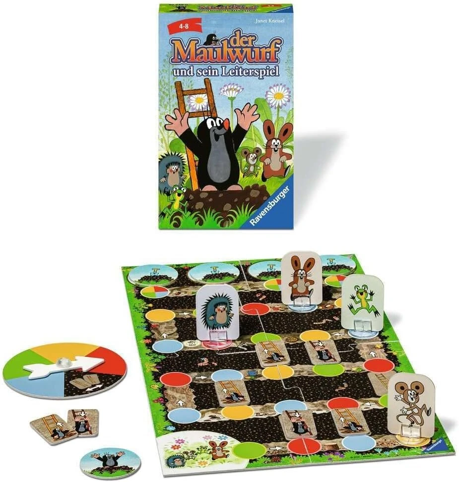 Ravensburger "kurmis ir jo kopėčios" stalo žaidimas vaikams nuo 4 metų