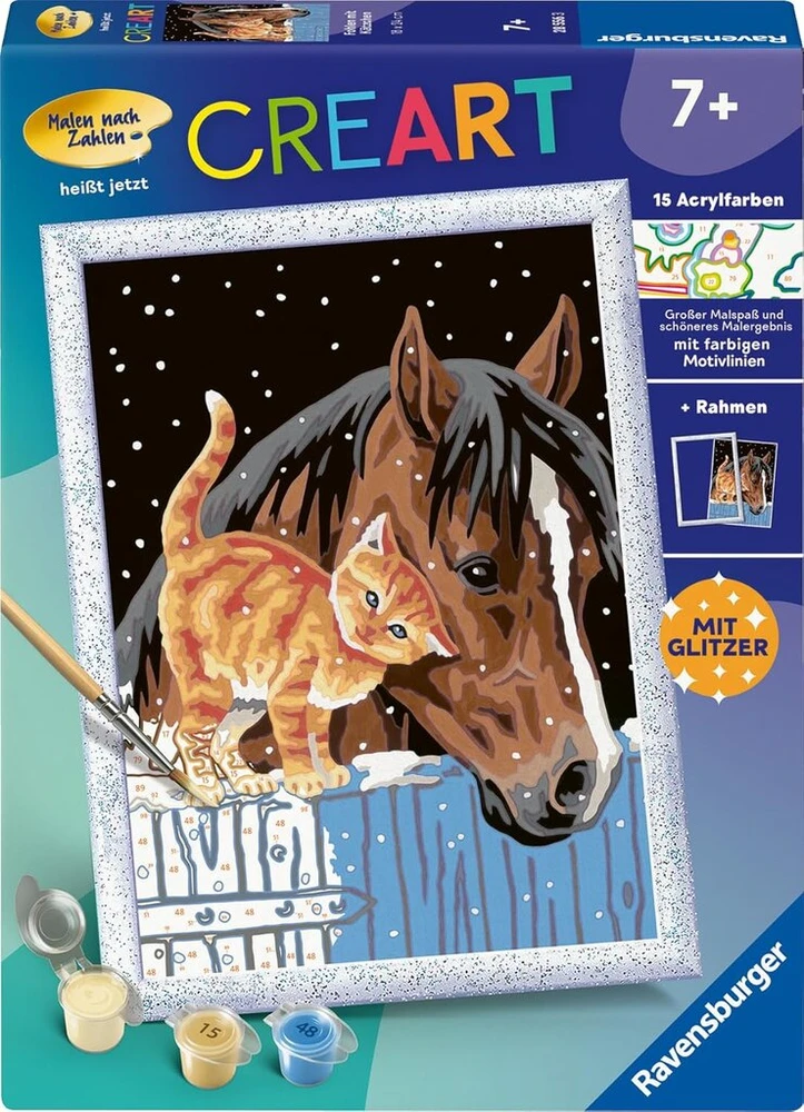Ravensburger piešimas pagal skaičius - vaikams