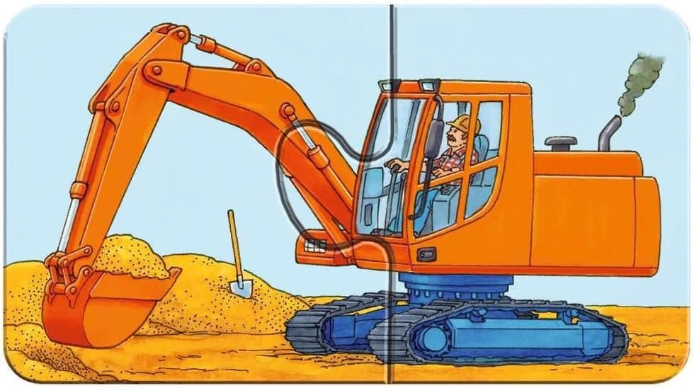 Ravensburger Pirmieji Dėlionės Vaikams: Gelbėjimo Transportas