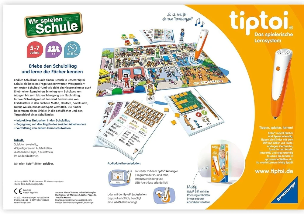 Ravensburger tiptoi Spiel 00119 - einame apsipirkti - edukacinis žaidimas vaikams nuo 3 metų