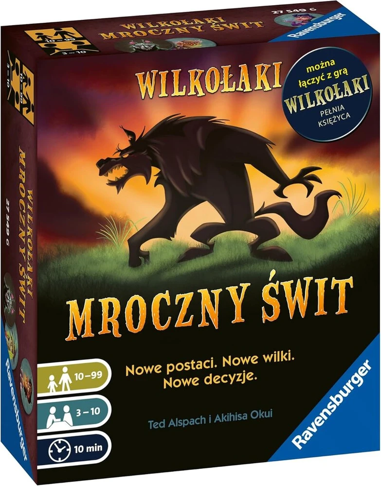 Ravensburger Vilkolakiai: Tamsi Aušra stalo žaidimas